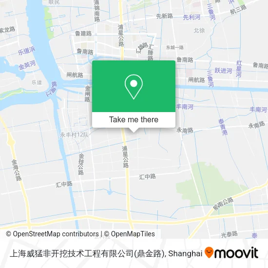 上海威猛非开挖技术工程有限公司(鼎金路) map