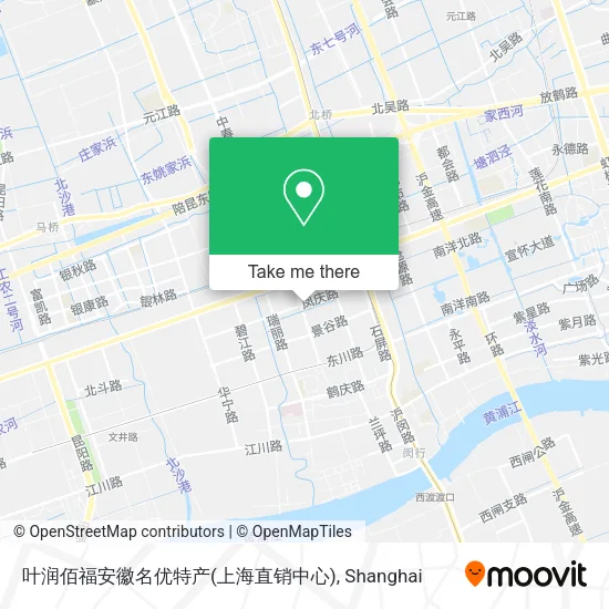 叶润佰福安徽名优特产(上海直销中心) map