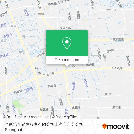 圣跃汽车销售服务有限公司上海车市分公司 map