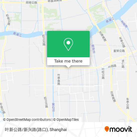 叶新公路/新兴路(路口) map