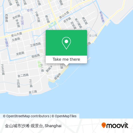 金山城市沙滩-观景台 map