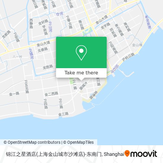 锦江之星酒店(上海金山城市沙滩店)-东南门 map