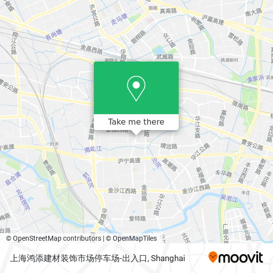 上海鸿添建材装饰市场停车场-出入口 map