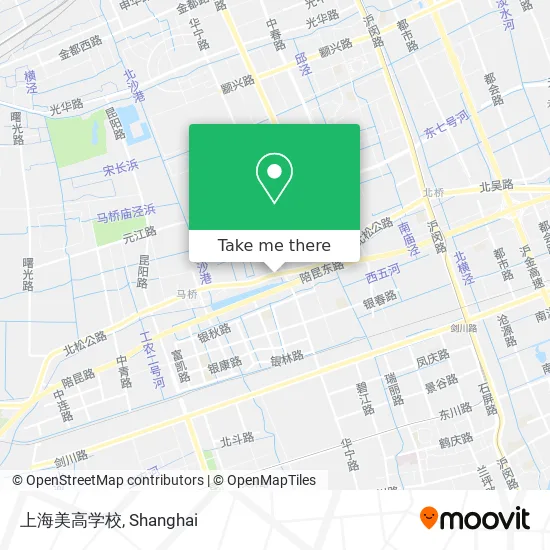 上海美高学校 map