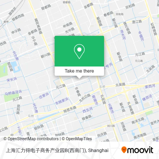 上海汇力得电子商务产业园B(西南门) map