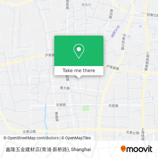 鑫隆五金建材店(青浦·新桥路) map