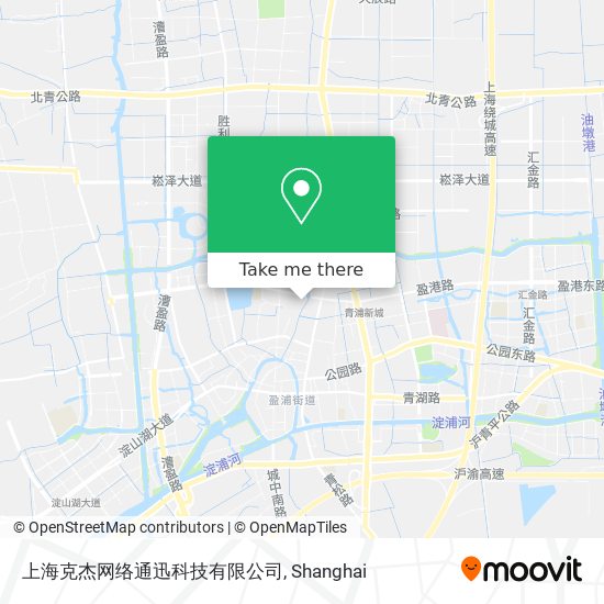 上海克杰网络通迅科技有限公司 map