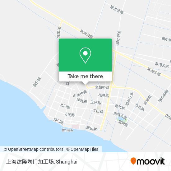 上海建隆卷门加工场 map