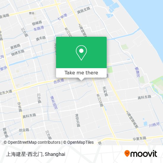 上海建星-西北门 map