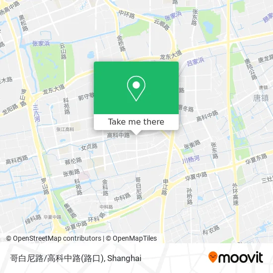 哥白尼路/高科中路(路口) map
