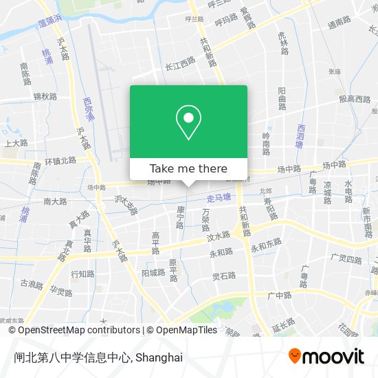 闸北第八中学信息中心 map