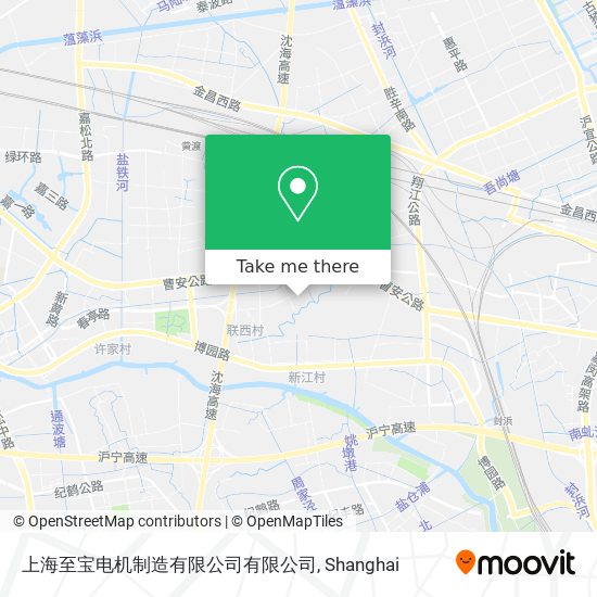上海至宝电机制造有限公司有限公司 map