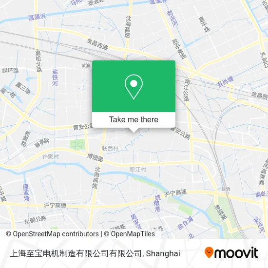 上海至宝电机制造有限公司有限公司 map