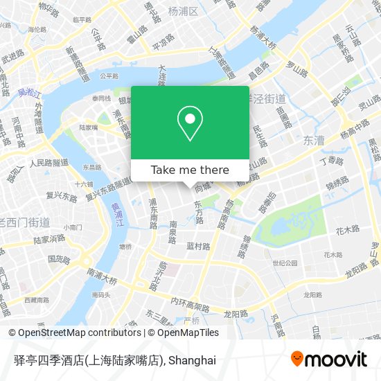 驿亭四季酒店(上海陆家嘴店) map