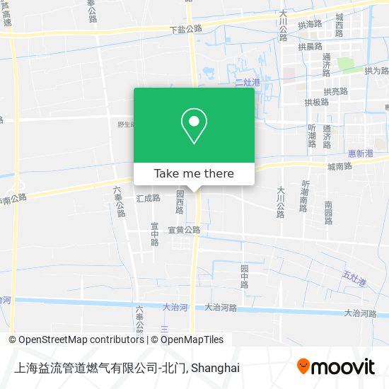 上海益流管道燃气有限公司-北门 map