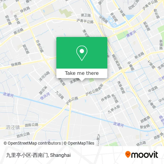 九里亭小区-西南门 map