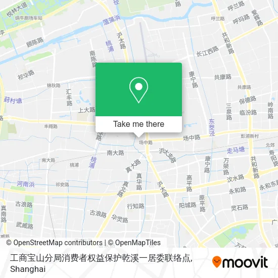 工商宝山分局消费者权益保护乾溪一居委联络点 map