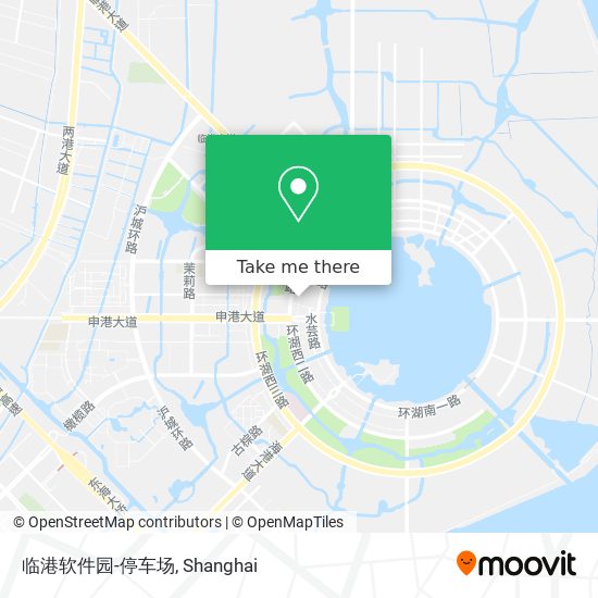 临港软件园-停车场 map