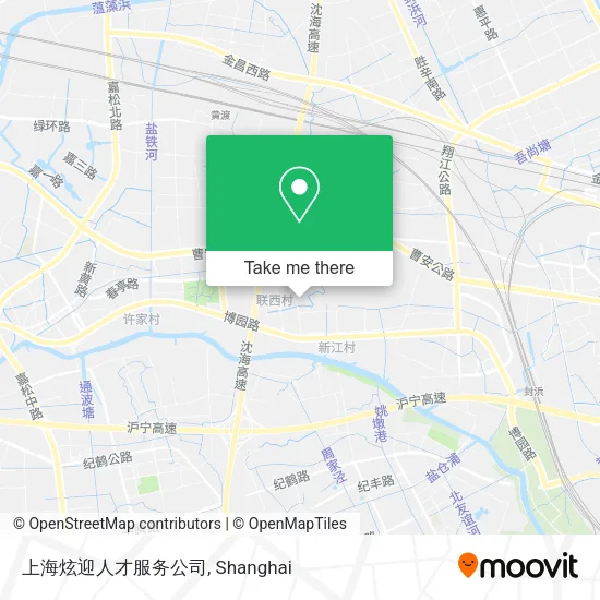 上海炫迎人才服务公司 map