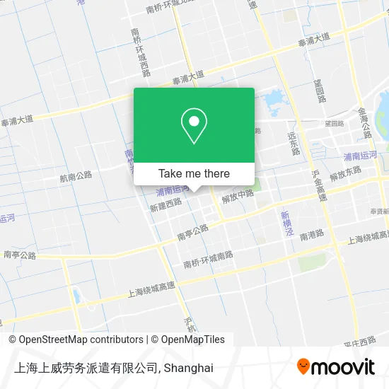上海上威劳务派遣有限公司 map
