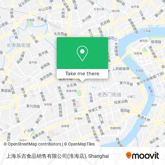上海乐吉食品销售有限公司(淮海店) map