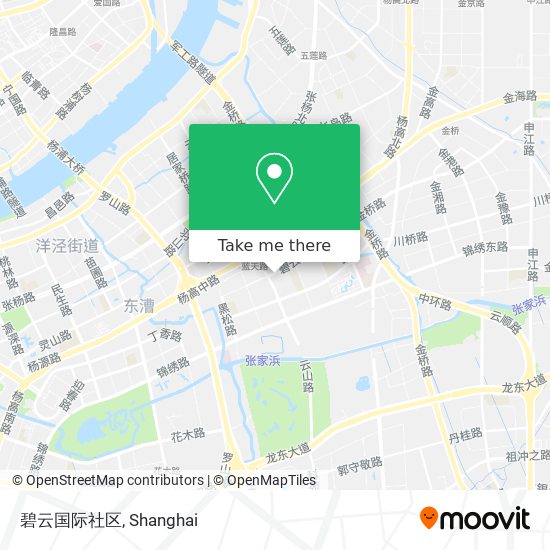 碧云国际社区 map