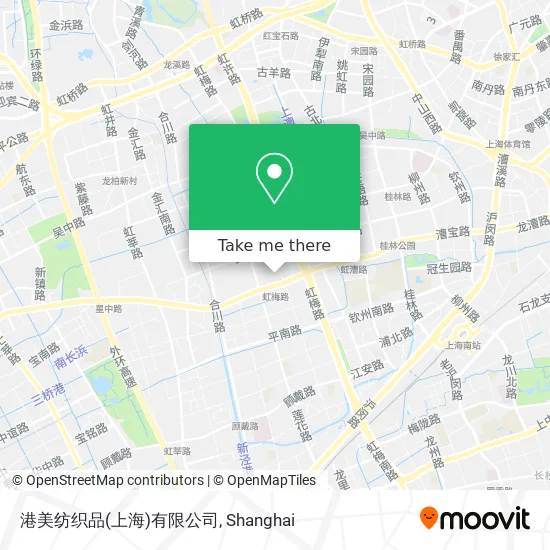 港美纺织品(上海)有限公司 map