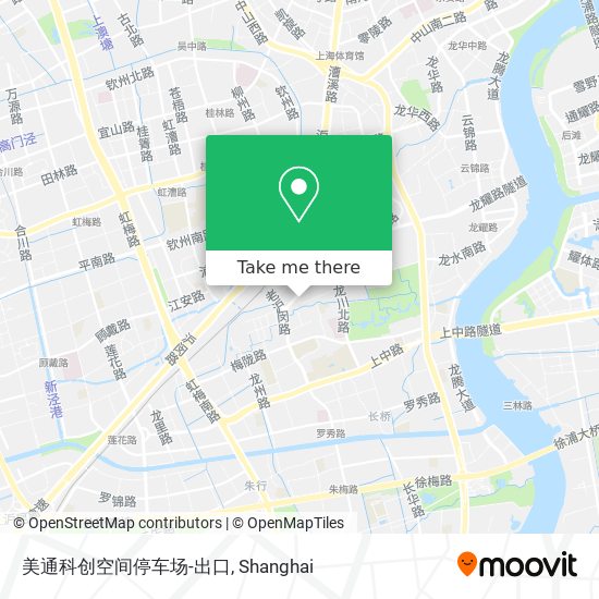 美通科创空间停车场-出口 map