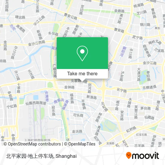 北平家园-地上停车场 map