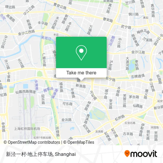 新泾一村-地上停车场 map