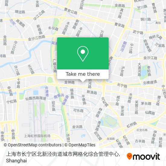 上海市长宁区北新泾街道城市网格化综合管理中心 map