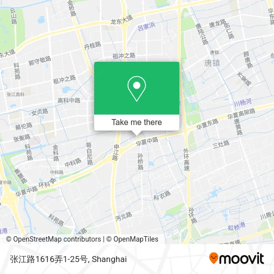 张江路1616弄1-25号 map