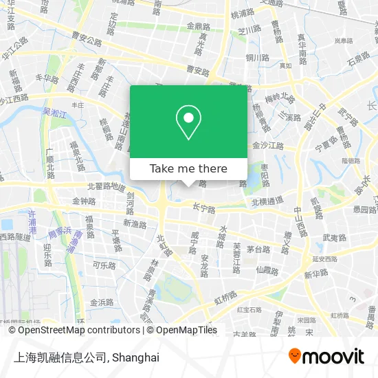 上海凯融信息公司 map