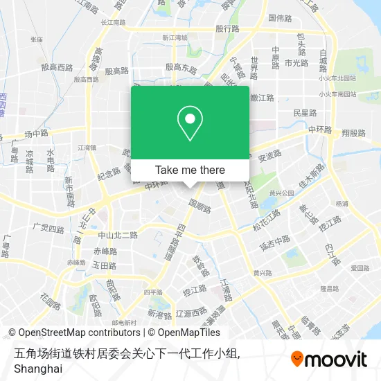 五角场街道铁村居委会关心下一代工作小组 map