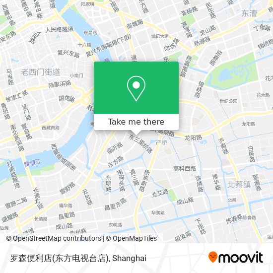 罗森便利店(东方电视台店) map