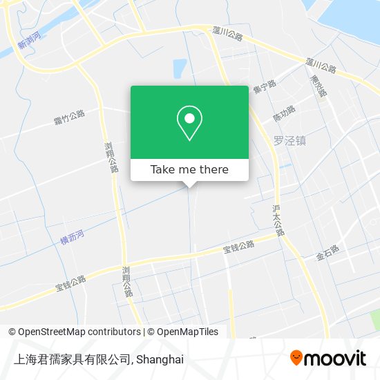 上海君孺家具有限公司 map
