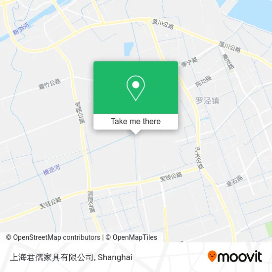 上海君孺家具有限公司 map
