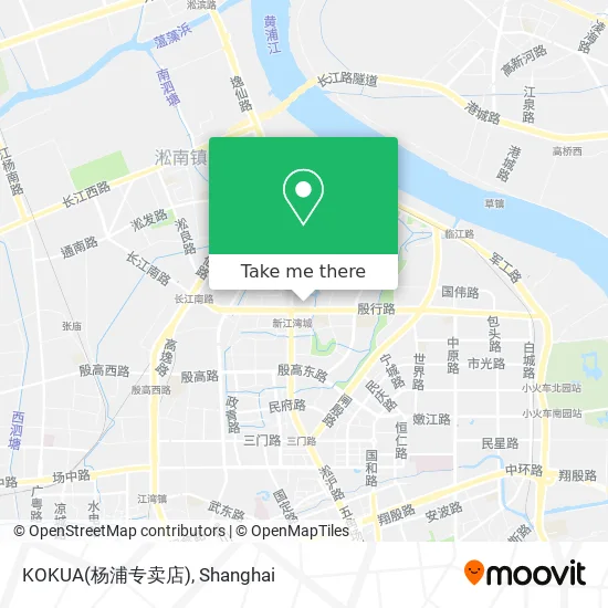 KOKUA(杨浦专卖店) map