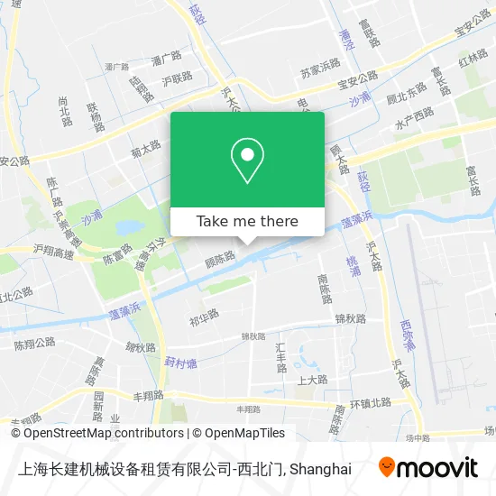 上海长建机械设备租赁有限公司-西北门 map