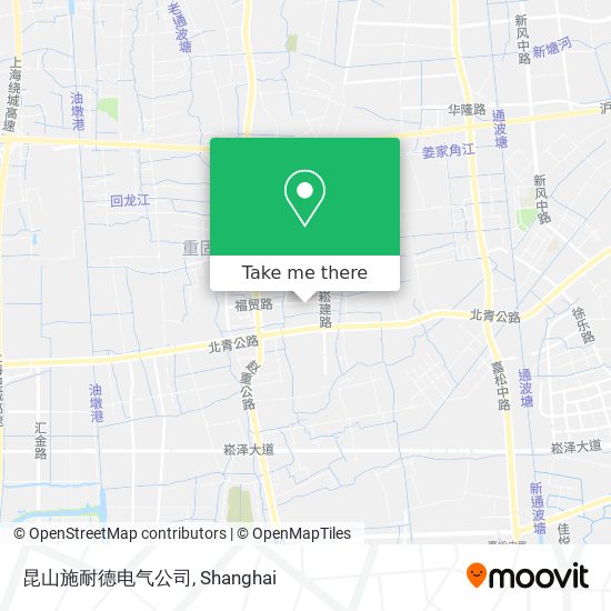 昆山施耐德电气公司 map