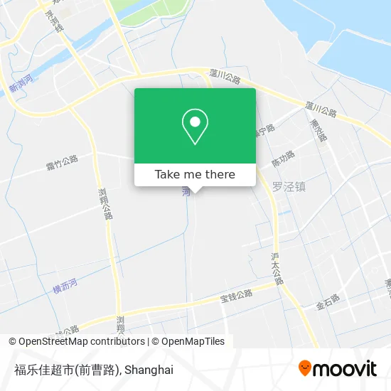 福乐佳超市(前曹路) map