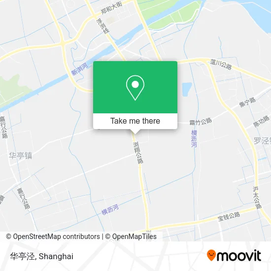 华亭泾 map