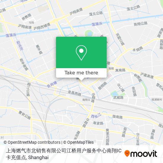 上海燃气市北销售有限公司江桥用户服务中心南翔IC卡充值点 map