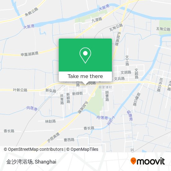金沙湾浴场 map