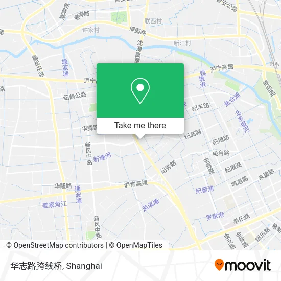 华志路跨线桥 map