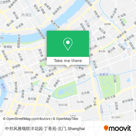 中邦风雅颂联洋花园·丁香苑-北门 map