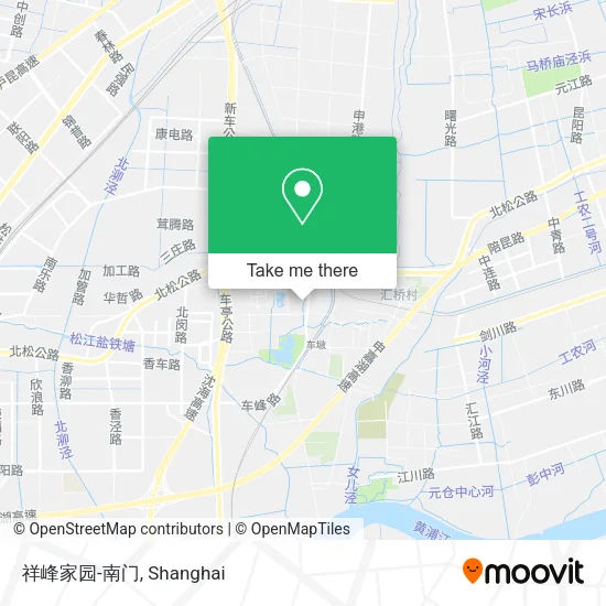 祥峰家园-南门 map