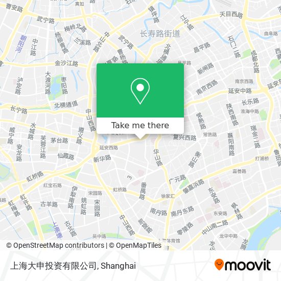 上海大申投资有限公司 map