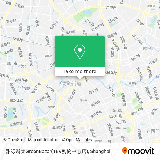甜绿新集GreenBazar(189购物中心店) map