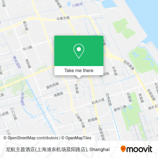 尼航主题酒店(上海浦东机场晨阳路店) map